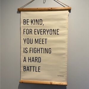 Inspirational Beige Wall Hanging Decor